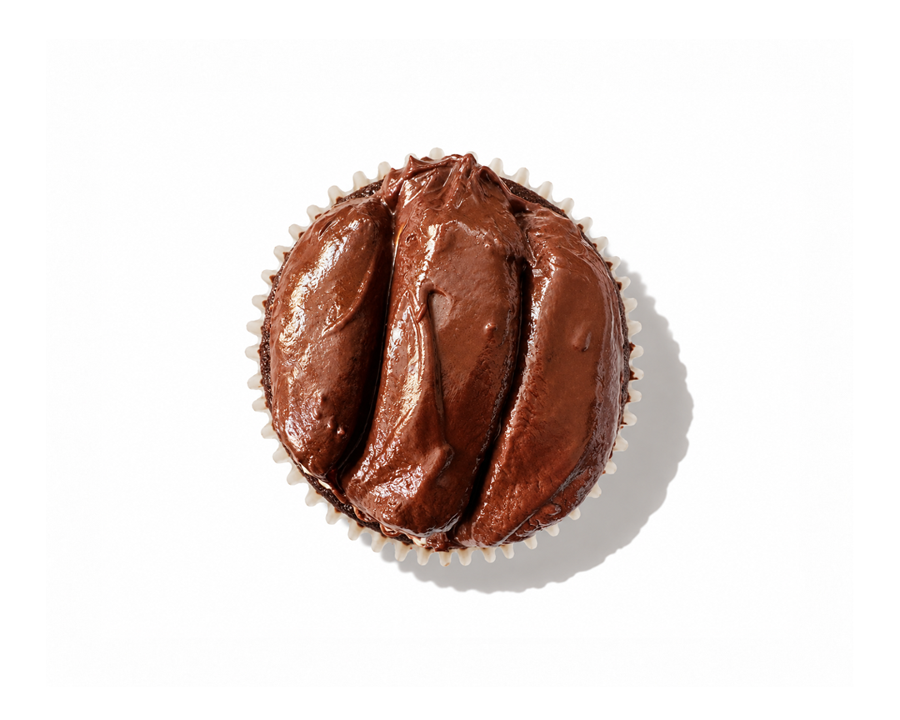 Bumpy Chocolate Cupcake
